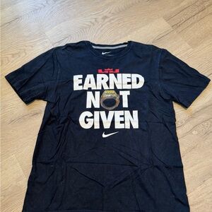 Nike Black 'Earned Not Given' T-Shirt